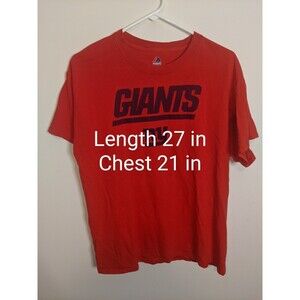NEW YORK GIANTS NFL Majestic T-SHIRT LARGE